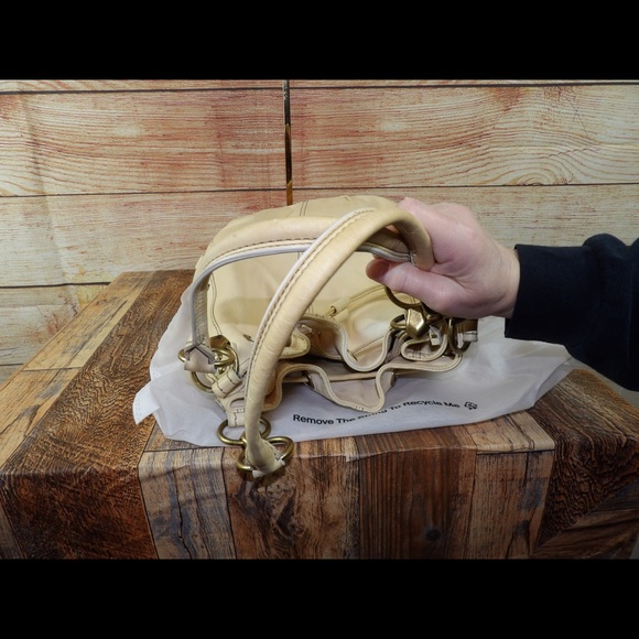 Frye natural leather drawstring tote - Picture 4 of 7